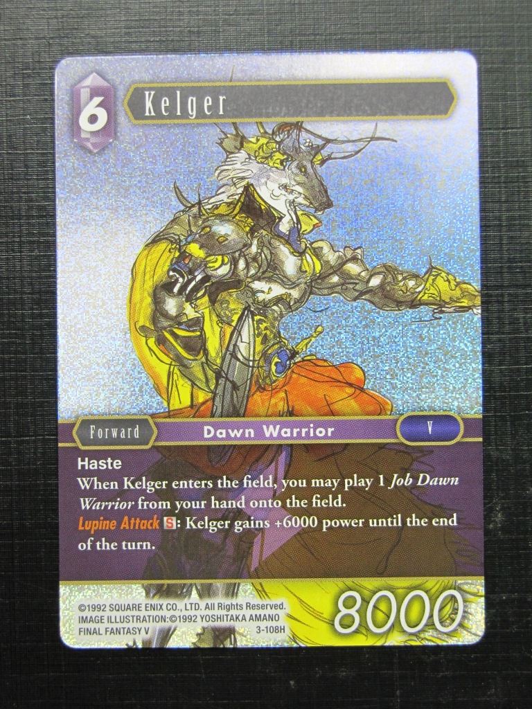 KELGER 3-108H FOIL - Final Fantasy Card # I69