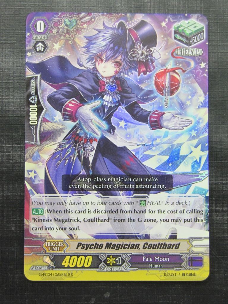 Vanguard Cards: PSYCHO MAGICIAN COULTHARD G-FC04 RR # 1G93