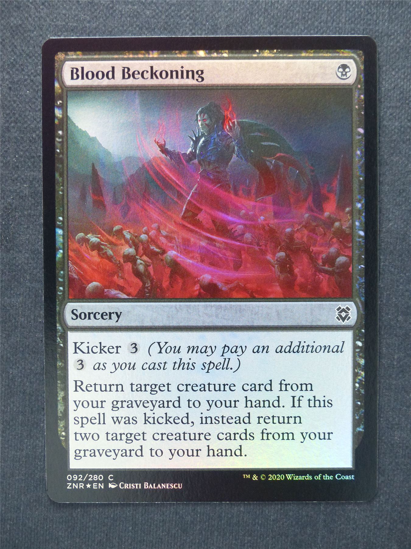 Blood Beckoning Foil - Mtg Magic Cards #O2