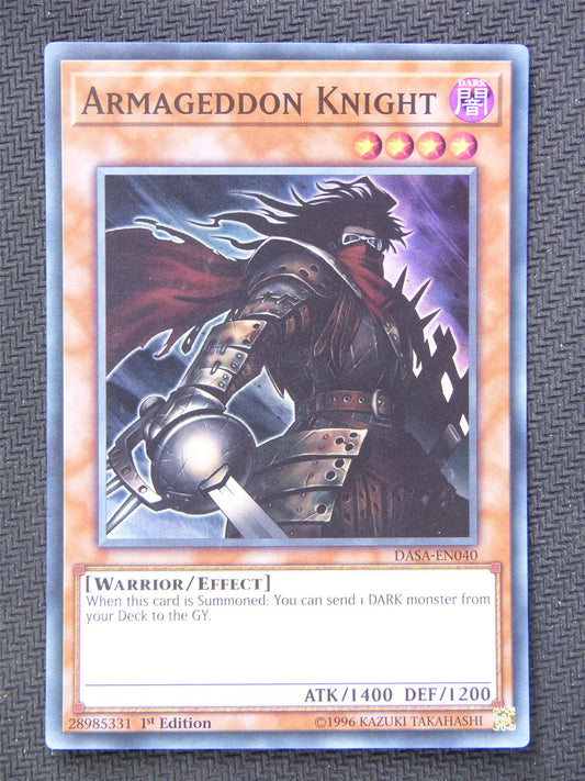 Armageddon Knight DASA - Super Rare - Yugioh Card #5OQ