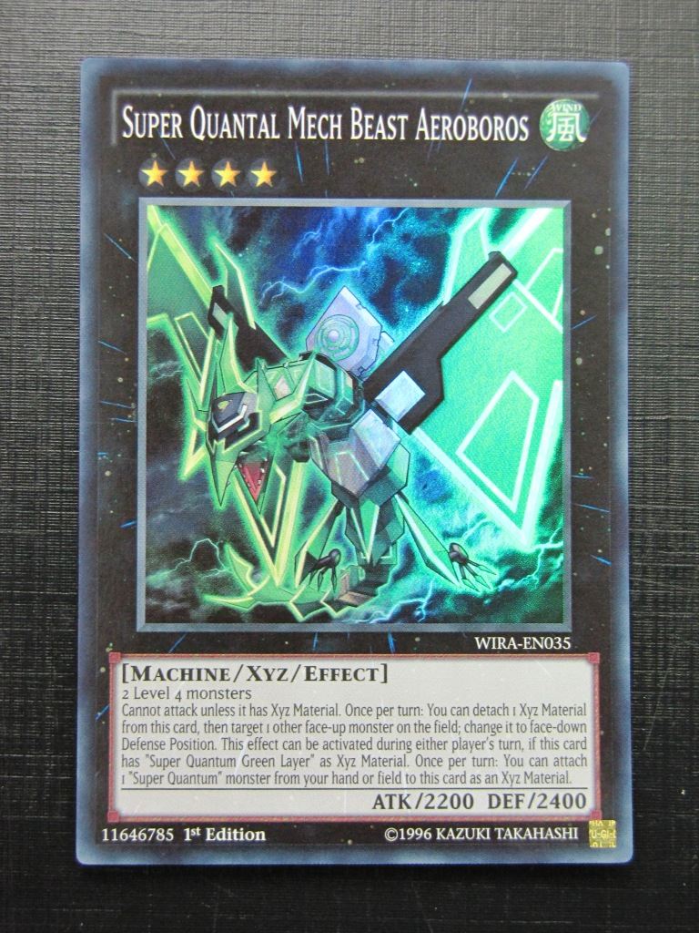 Yugioh Cards: SUPER QUANTAL MECH BEAST AEROBOROS WIRA SUPER RARE # 29D26