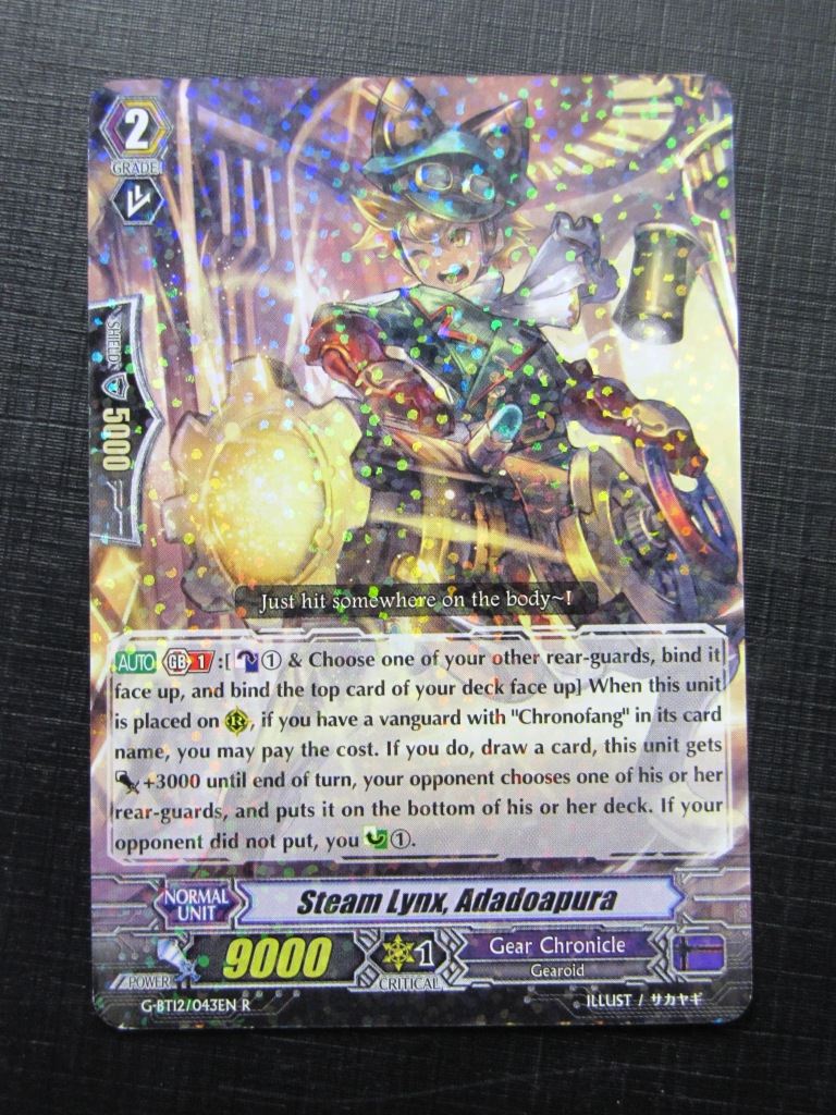 Steam Lynx Adadoapura G-BT12 R - Vanguard Card # 10H37