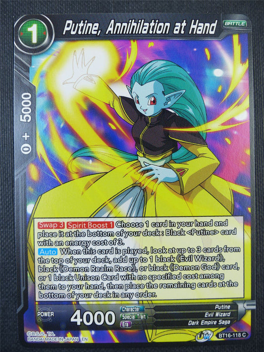 Putine Annihilation at Hand - Dragon Ball Super Card #802