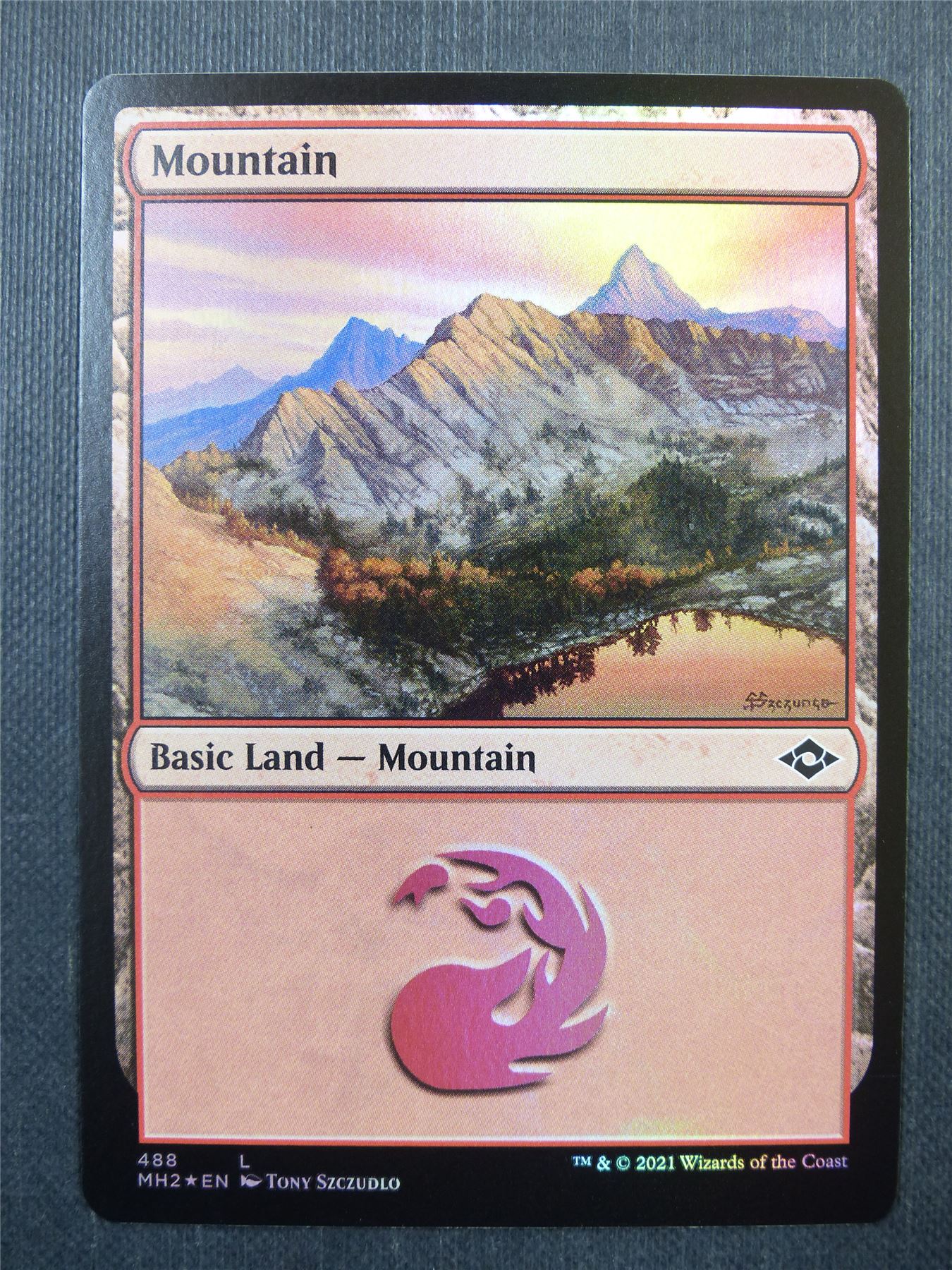 Mountain 488 Foil - Modern Horizons 2 - Mtg Card #40E