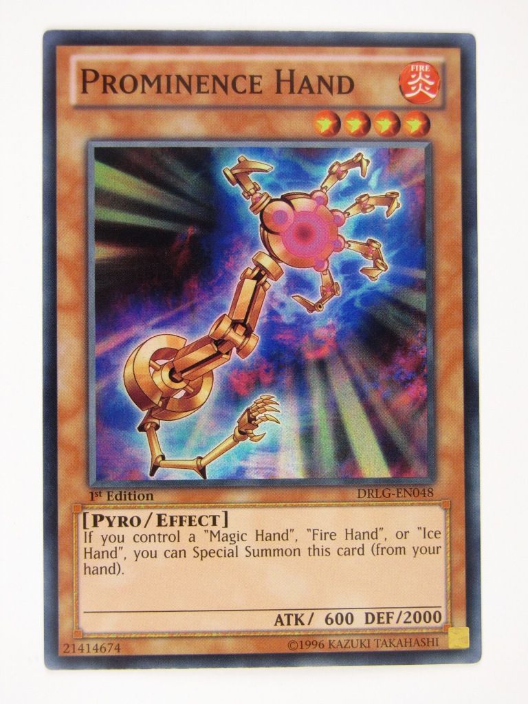 Yugioh Cards: PROMINENCE HAND DRLG: Dragons of Legend 1st Ed