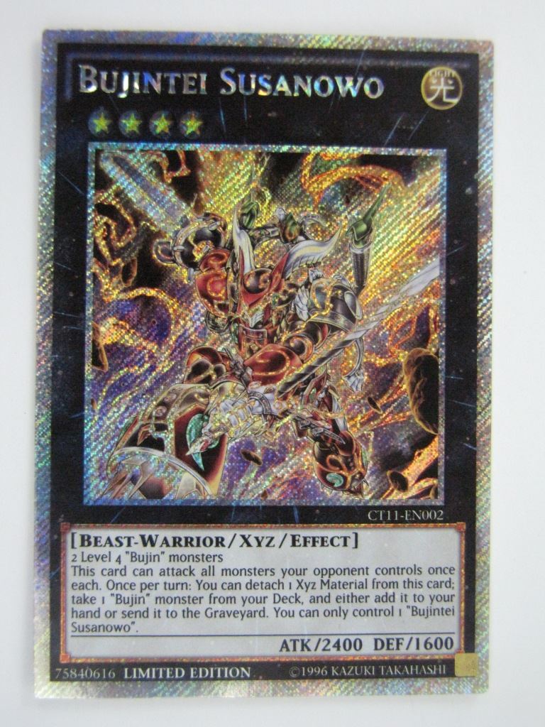 Yugioh Cards: BUJINTEI SUSANOWO CT11 SECRET RARE # 11J24