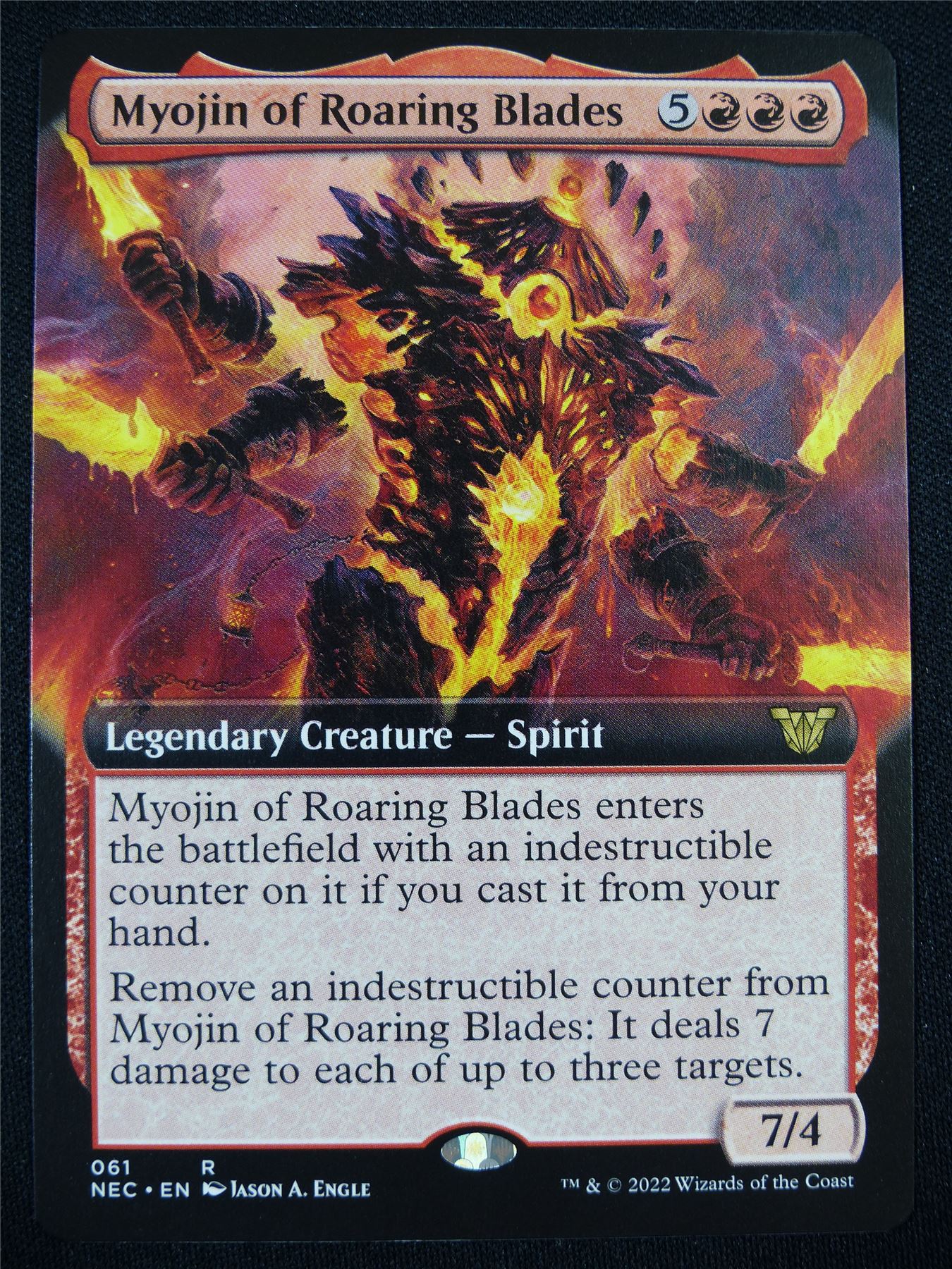 Myojin of Roaring Blades Extended Art - Mtg Card #L6