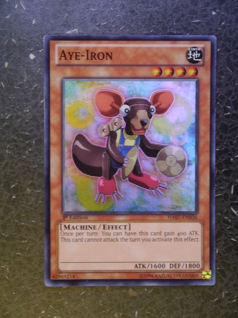 Yugioh Cards:AYE-IRON HA07 SUPER RARE # 2H31