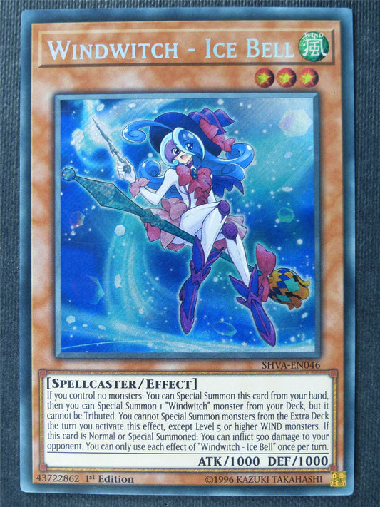 Windwitch - Ice Bell SHVA Secret Rare - 1st ed - Yugioh Card #1ZS