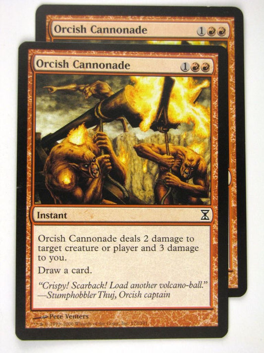 MTG Magic: The Gathering Cards: ORCISH CANNONADE x2: TSP