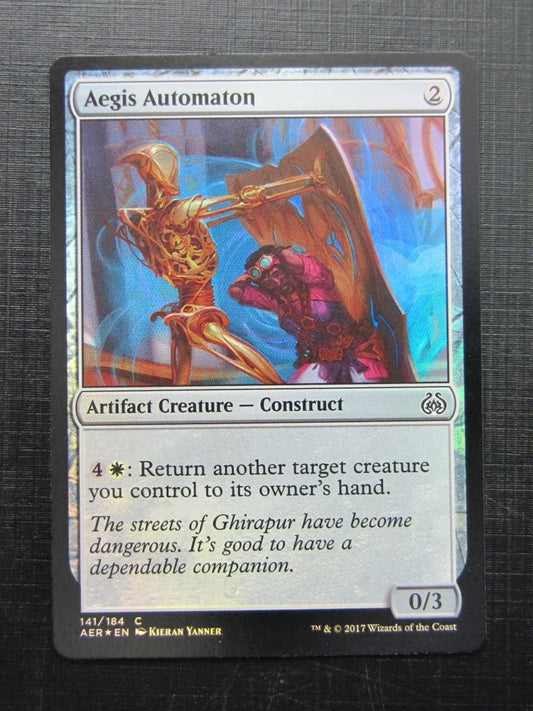 MTG Magic Cards: AEGIS AUTOMATON FOIL # 23G89