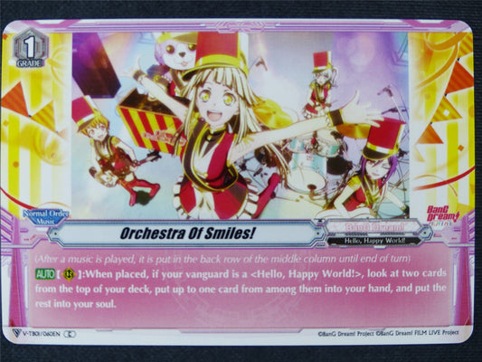 Orchestra of Smiles! V-TB01 C - Vanguard Cards #G0