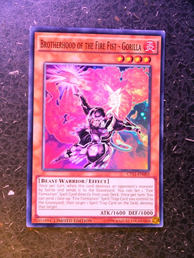 Yugioh Cards:BROTHERHOOD OF THE FIST-BEAR CT10 SUPER RARE # G95