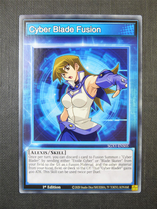 Cyber Blade Fusion SGX1 - 1st ed Yugioh Card #9SB