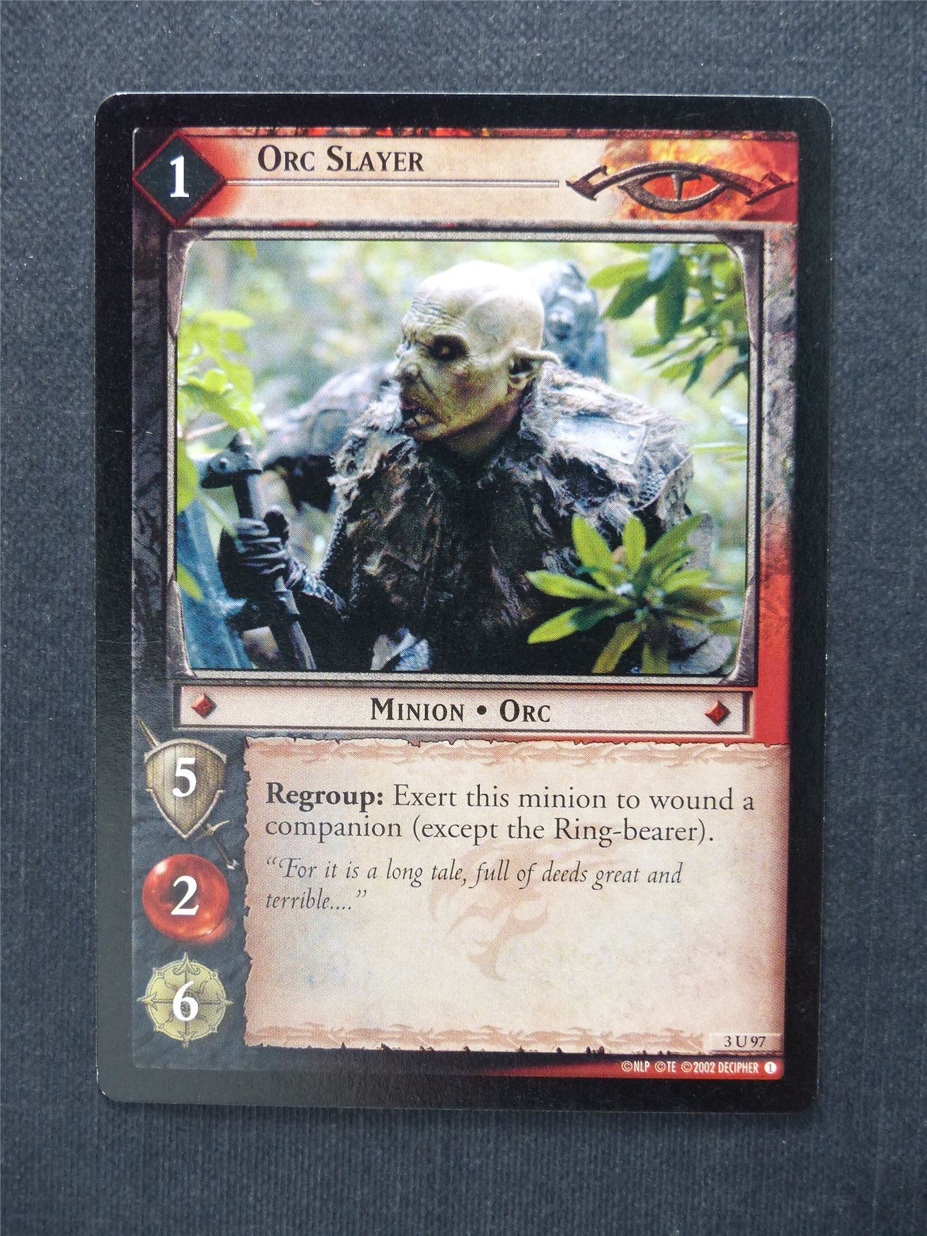 Orc Slayer 3 U 97 - LotR Cards #84