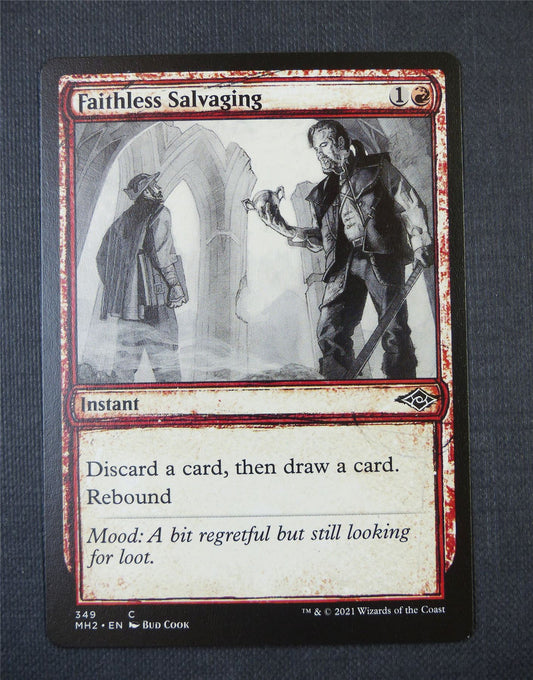 Faithless Salvaging Sketch - Mtg Card #50K