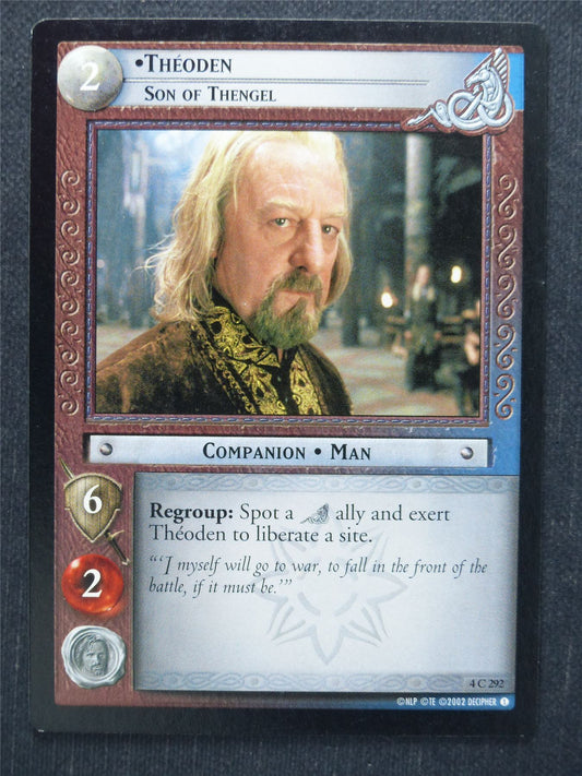 Theoden 4 C 292 - LotR Cards #QM