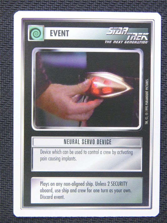 Event Neural Servo Device - Star Trek CCG Next Gen #4WY