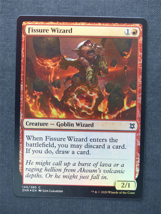 Fissure Wizard Foil - Mtg Magic Cards #4W