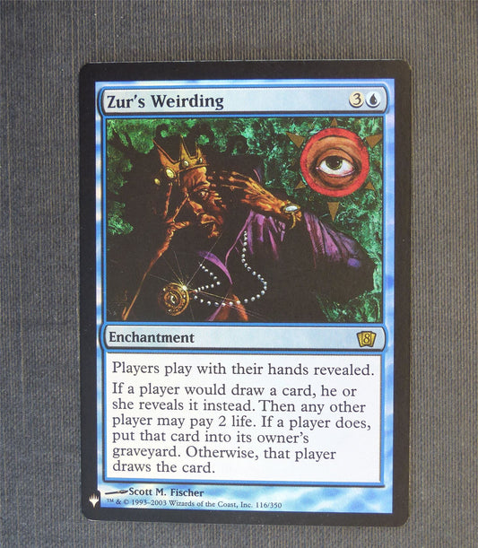 Zur's Weirding Foil - Mtg Magic Cards #4TZ