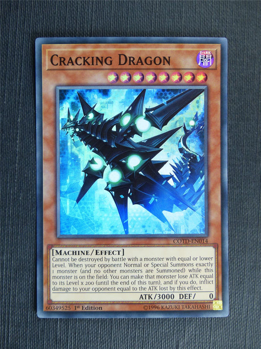 Cracking Dragon COTD Super Rare - 1st ed - Yugioh Cards #11E