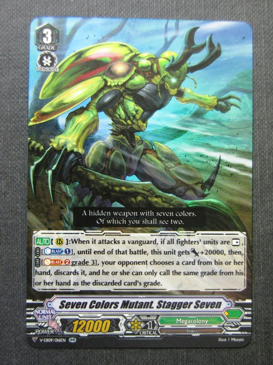 Seven Colors Mutant Stagger Seven V-EB09 RR - Vanguard Cards #2BM