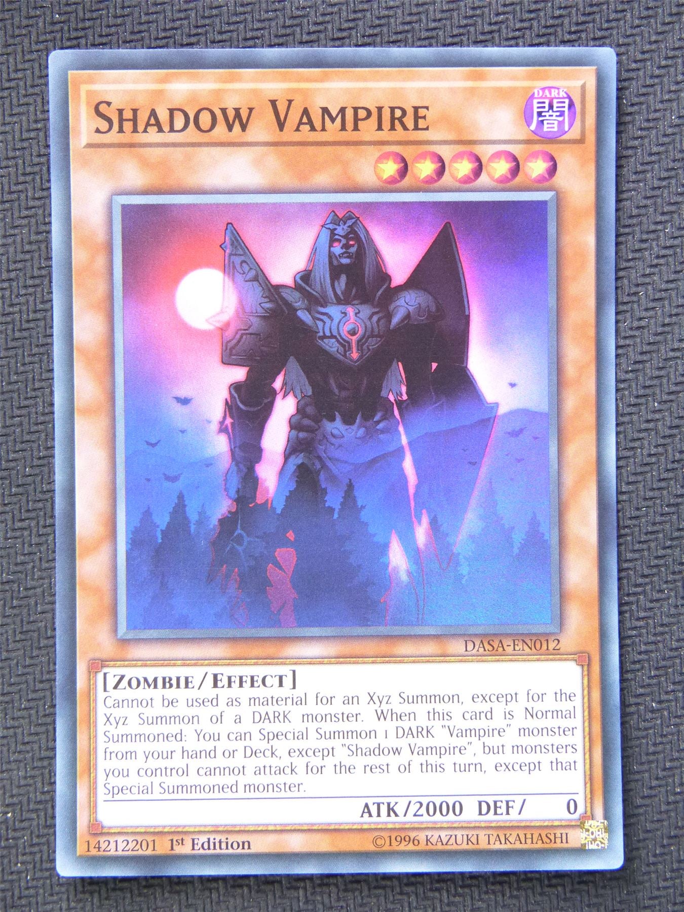 Shadow Vampire DASA - Super Rare - Yugioh Card #5M5