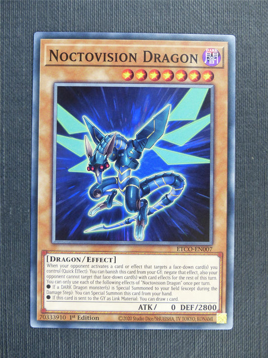 Noctovision Dragon - ETCO - 1st ed Yugioh Card