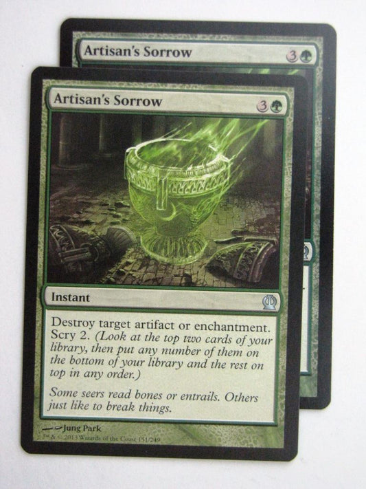 MTG Magic Cards: ARTISAN'S SORROW x2 Theros # 24D82