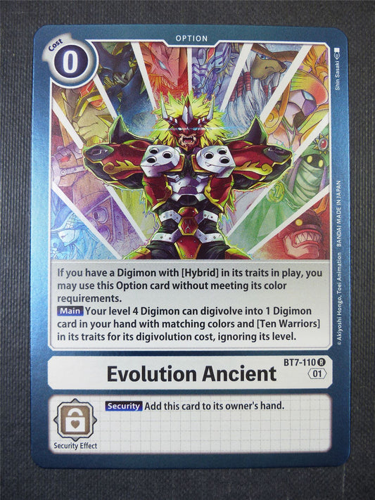 Evolution Ancient  BT7-110 R - Digimon Card #1ZK