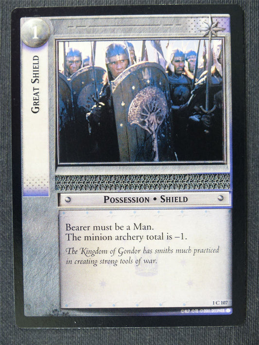 Great Shield 1 C 107 - LotrR Cards #3FN