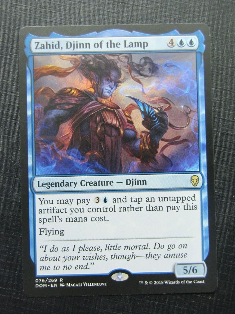 Zahid Djinn of the Lamp - Mtg Magic Card # 12A68