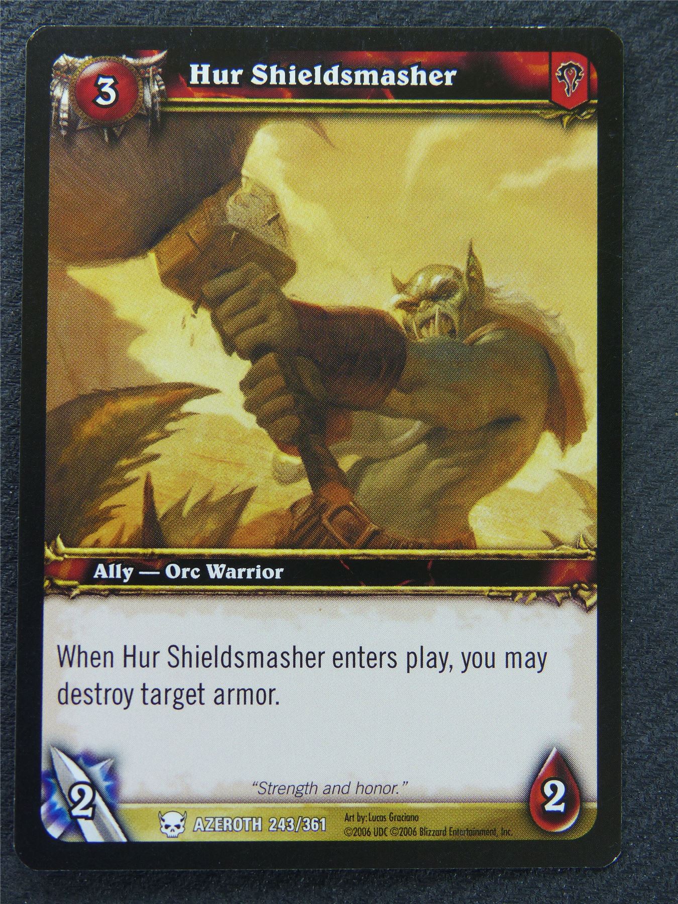 Hur Shieldsmasher - Common - World Of Warcraft #1D5