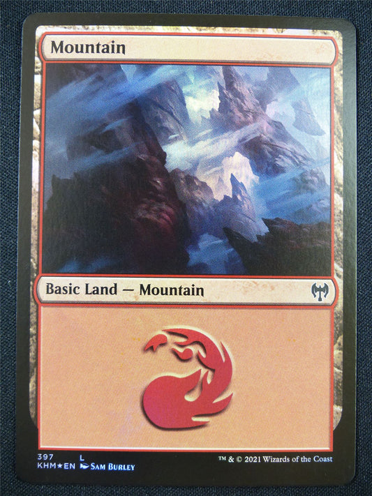 Mountain 397 Foil - Mtg Card #21V