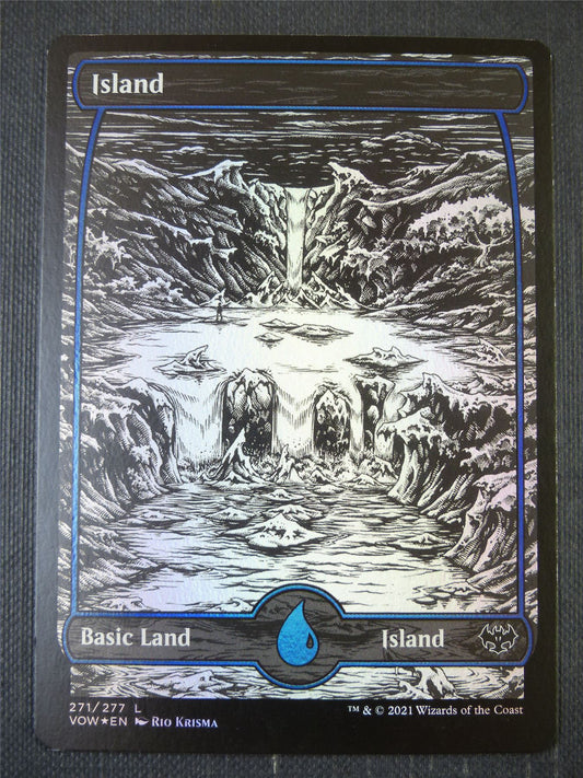 Island 271/277 Full Art Foil - Mtg Card #XO
