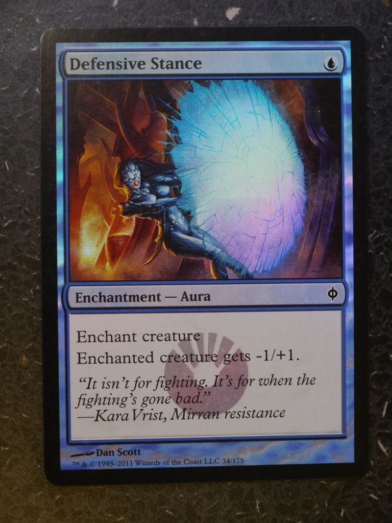 MTG Cards: DEFENSIVE STANCE   FOIL # 5F5