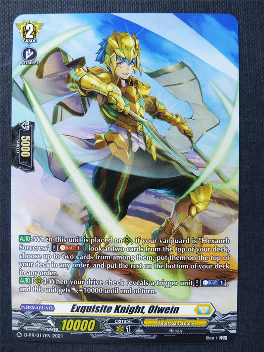 Exquisite Knight Olwein D-PR Promo - Vanguard Cards #FX