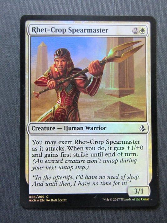 Rhet-Crop Spearmaster Foil - Mtg Magic Cards #B4