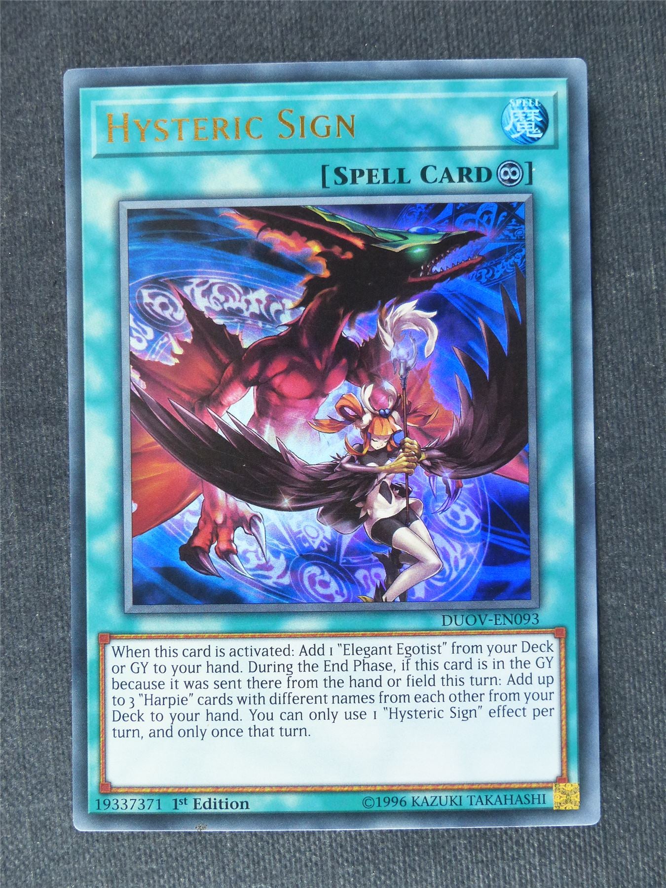 Hysteric Sign DUOV Ultra Rare - 1st ed - Yugioh Cards #QU