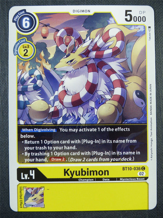 Kyubimon BT10-036 - Xros Encounter - Digimon Card #98T