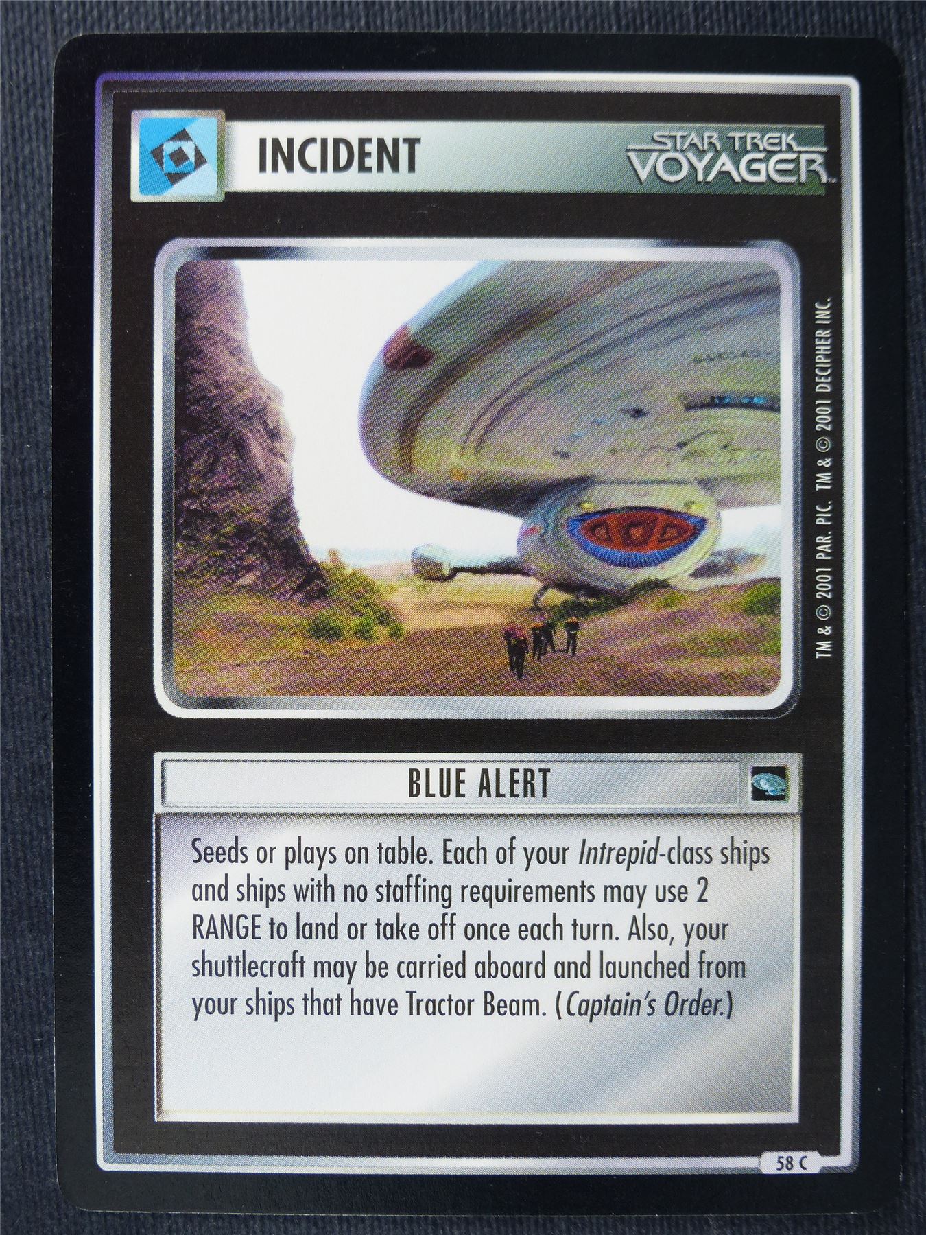 Blue Alert - Voyager - Star Trek Cards #10Y