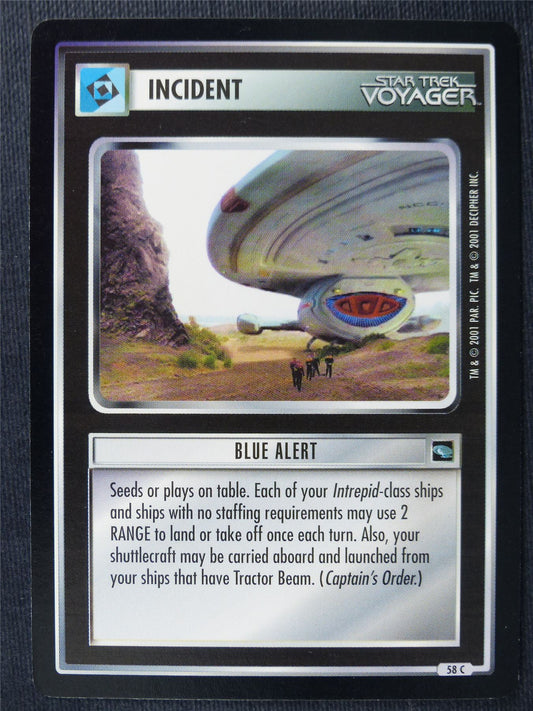 Blue Alert - Voyager - Star Trek Cards #10Y