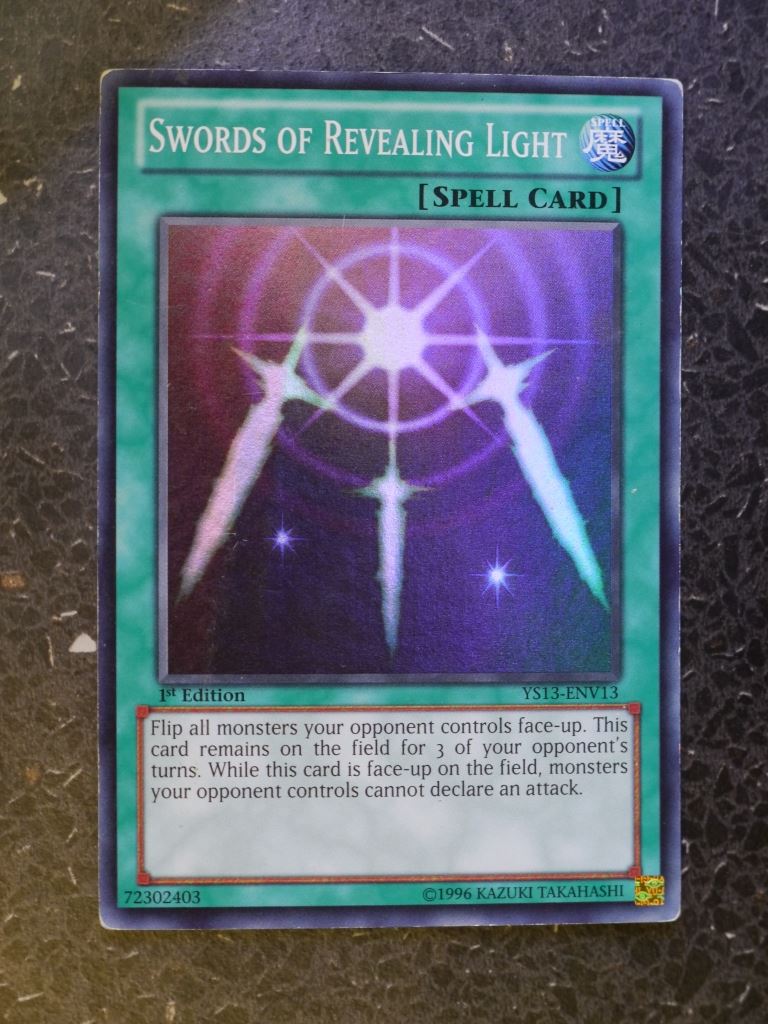 Yugioh Cards: SWORDS OF REVEALING LIGHT YS13 SUPER RARE # 3C89