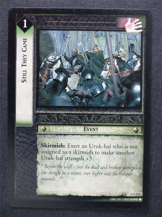 Still They Come 4 C 175 - LotR Cards #SU