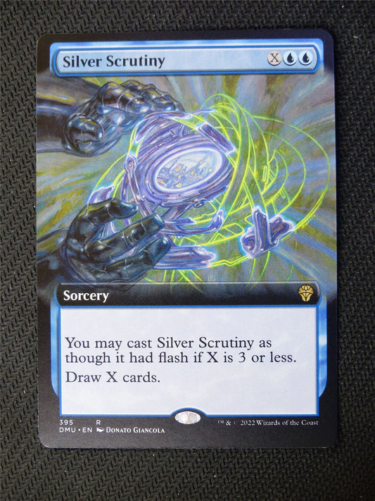 Silver Scrutiny Borderless - Dominaria United - Mtg Card #7TL