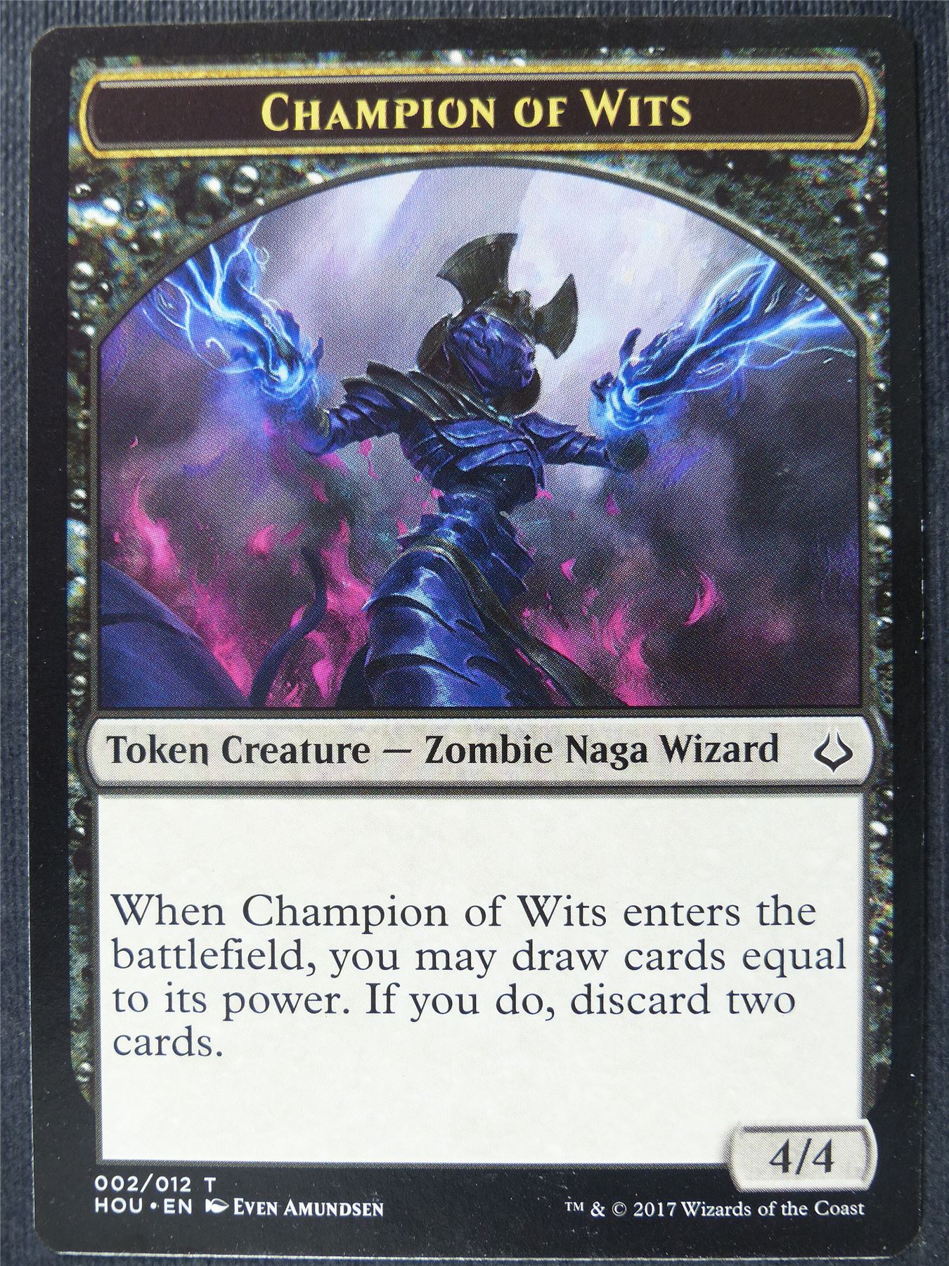 Champion of Wits Token - Mtg Card #3U5