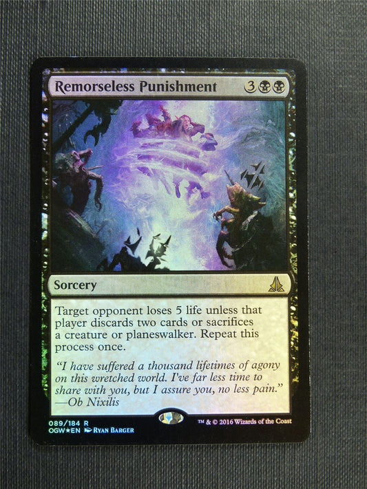 Remorseless Punishment Foil - Mtg Magic Cards #QG
