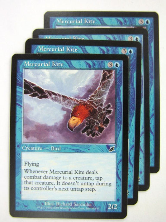MTG Magic Cards: MERCURIAL KITE x4 # 8G7