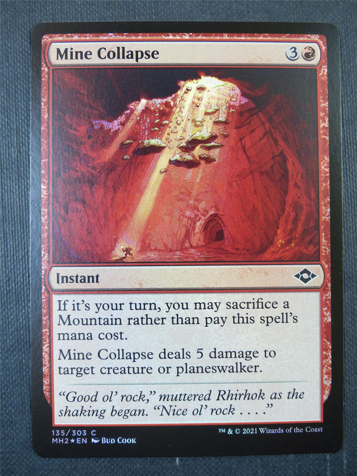 Mine Collapse Foil - Mtg Card #92A