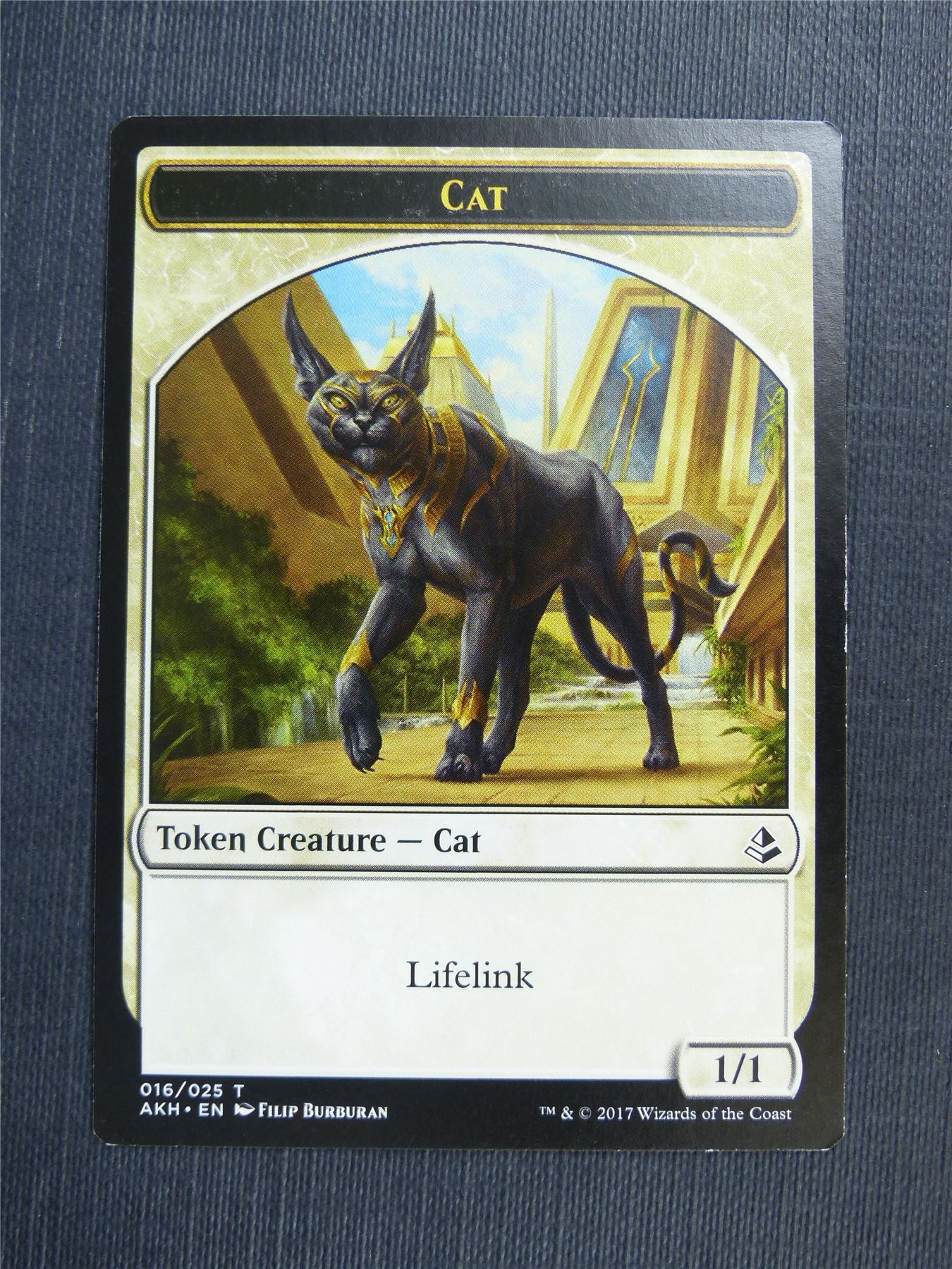 Sinuous Striker / Cat - Mtg Magic Token Cards #4P8